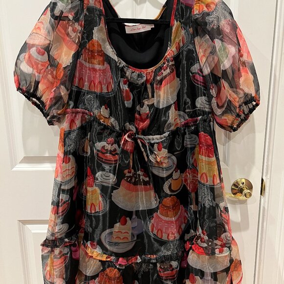 Lisa Says Gah Leila Mini Dress in Dessert Table, XL - Picture 4 of 7